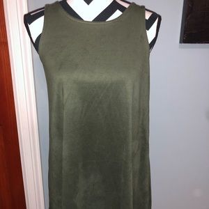 Green Suede Dress